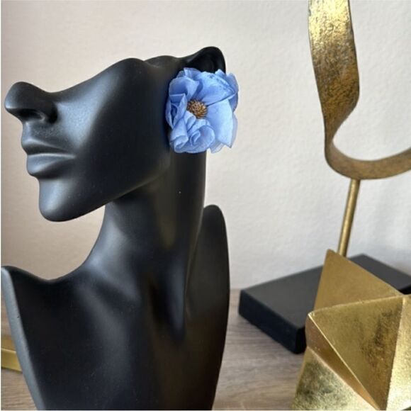 Flower earrings N444 - Picture 4 of 4